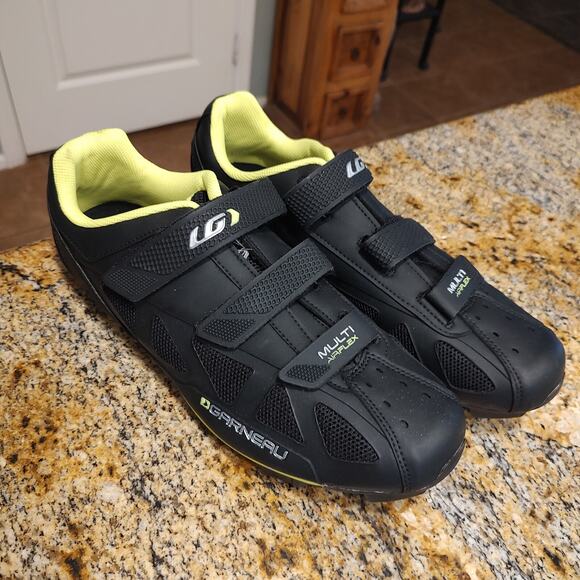 Louis Garneau Multi Airflex Cycling Shoes Black Bright Yellow Men\'s EU 48 US 13 main image 12